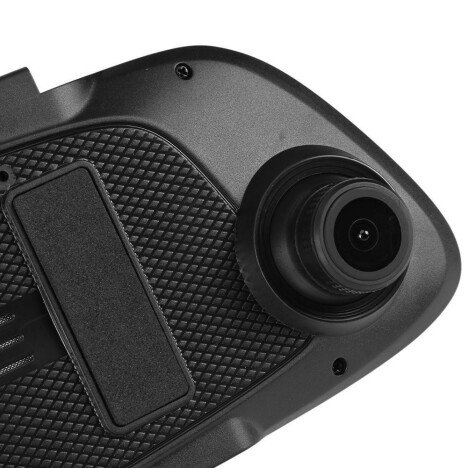 Camera Auto Oglinda iUni Dash T22, Dual Cam, Touchscreen 5 inch, Full HD, G Senzor, Unghi 150 grade,